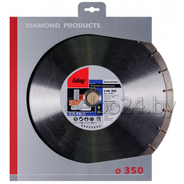 Алмазный диск (по бетону) FUBAG Universal Extra 350х3,2х25,4/30