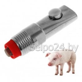 Кнопочная поилка для свиноматок и хряков НП-26